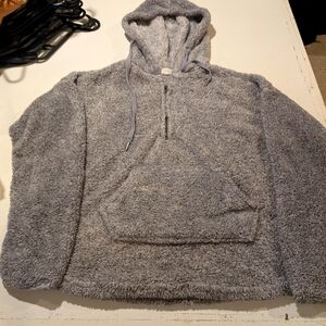 Fleece grey Hoodie